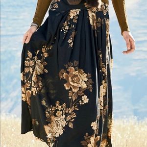 PEONY GARDEN MAXI-SKIRT